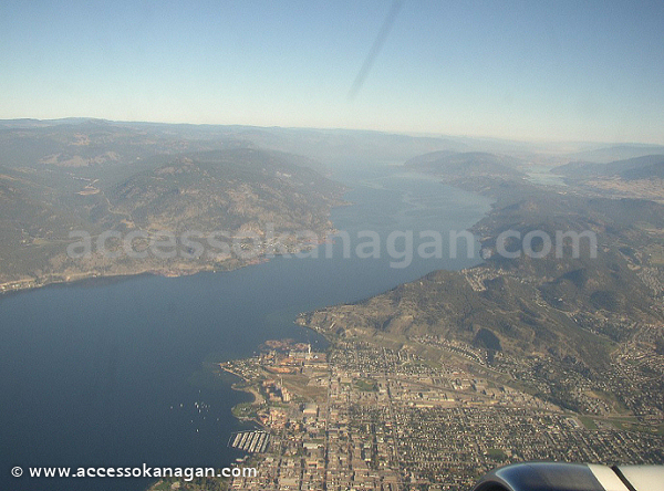 Aerial View of Kelowna